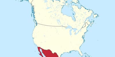 A mexikói-amerika térkép