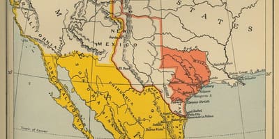 Térkép Mexikó 1700