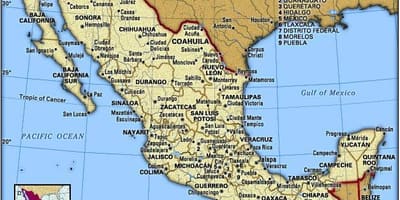 Kelet-Mexikóban térkép